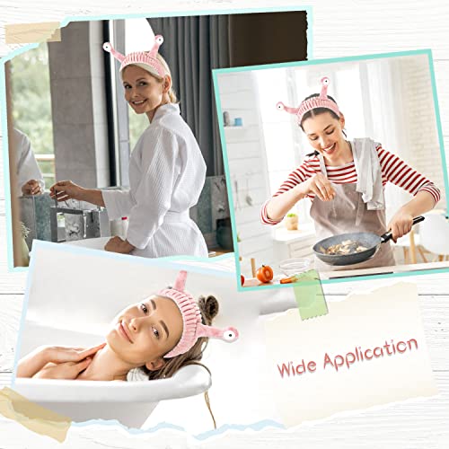 Pink Spa Skincare Headband - Cute Elastic Makeup Headband