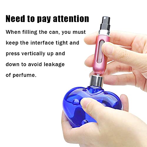 Pink Portable 5ML Perfume Atomiser for Travel