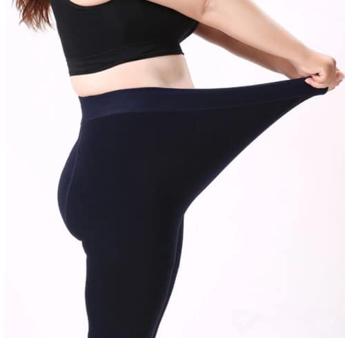 Gadgets Mafia Fur Fleece Lined Leggings, Black