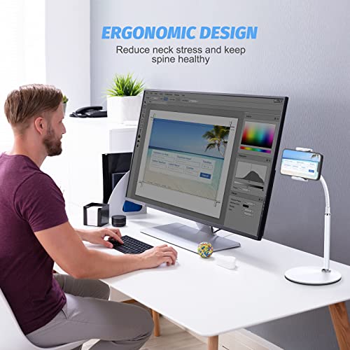 Adjustable Gooseneck Phone Stand for iPhone and Samsung