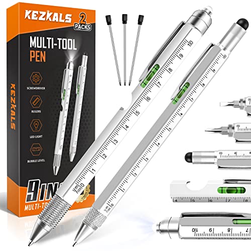 2-Pack 9 in 1 Multi Tool Pen Set