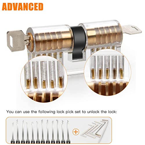 Improved Lock Pick Set with 4 Training Padlocks
