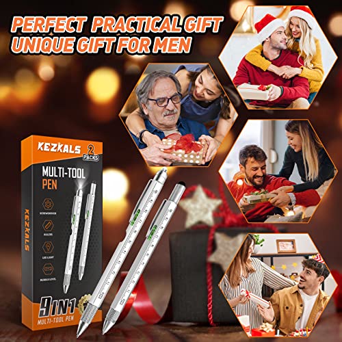 2-Pack 9 in 1 Multi Tool Pen Set