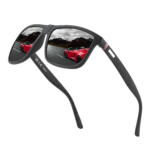 Polarized Sunglasses with Vintage Style and HD Lenses