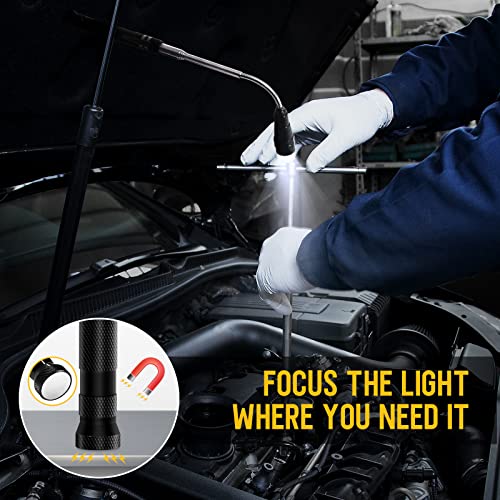 Telescopic Magnetic Pickup Tool with LED: Gadgets for Men