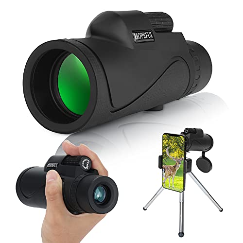 Hopeful Stars Monocular Cope Telescope: 40×60 Waterproof & Anti-fog