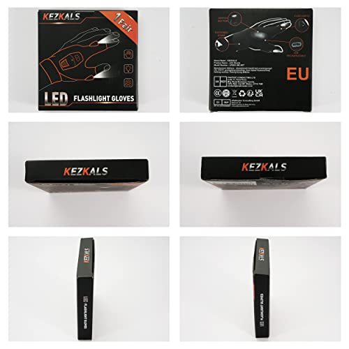 LED Rechargeable Gloves - Men's Gift, Fishing Accessory