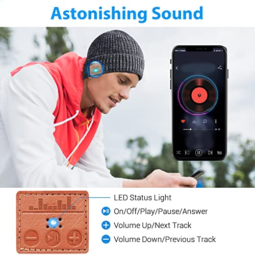 Bluetooth Beanie Hat for Men and Women