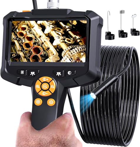 Flexible 1080P HD Endoscope with Light (16.5ft)