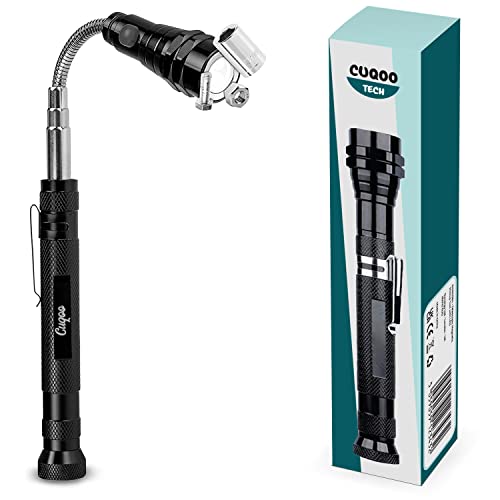 Telescopic Magnetic Pickup Tool with LED - Flexible & Rotatable Head