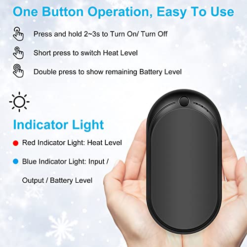 USB Rechargeable Hand Warmers - Portable Pocket Heater