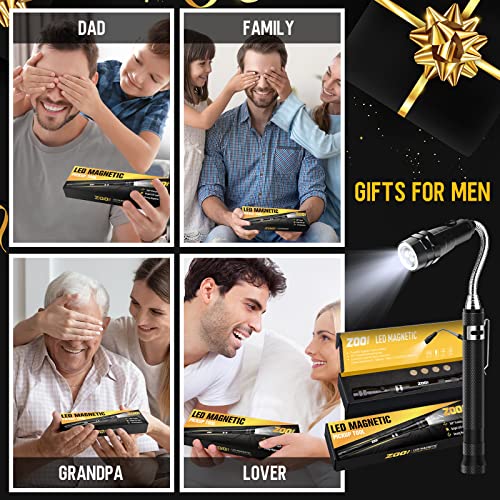 Telescopic Magnetic Pickup Tool with LED: Gadgets for Men