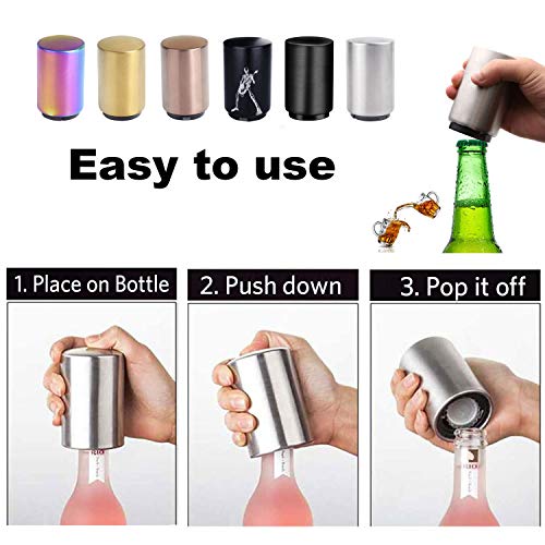 Magnetic Push Down Bottle Opener: Easy & Stylish