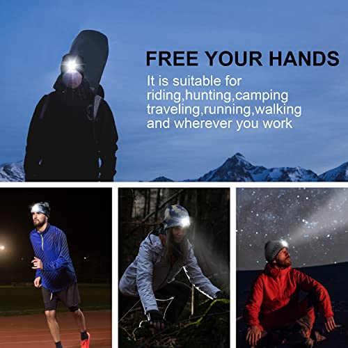 USB Rechargeable Lighted Beanie Cap | Hands-Free Headlamp
