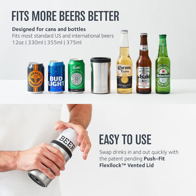 Huski Beer Cooler 2.0 | Premium Can and Bottle Holder