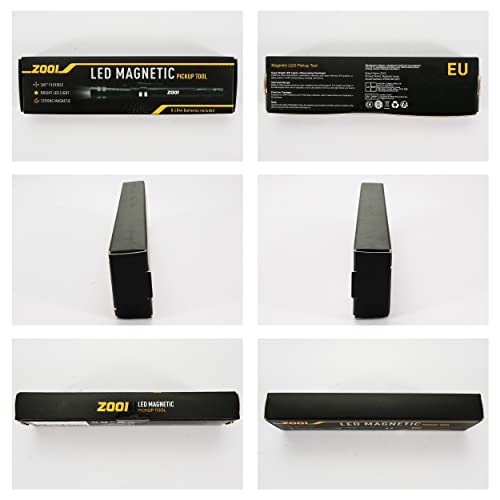 Telescopic Magnetic Pickup Tool with LED: Gadgets for Men