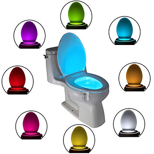 Toilet Bowl Night Light - Motion Sensor Fun Gadget