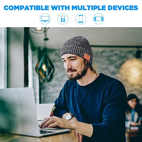Bluetooth Beanie Hat for Men and Women