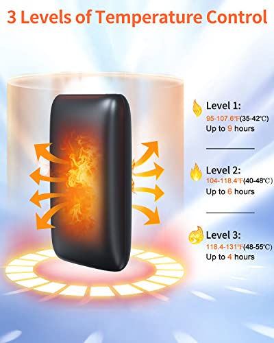 Portable 10000mAh Hand Warmer with Double-Sided Heating