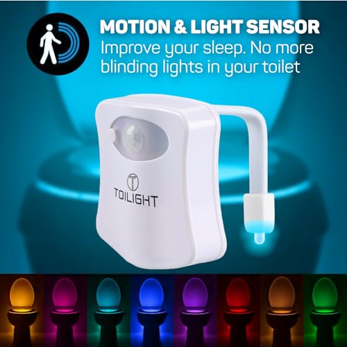 Toilet Bowl Night Light - Motion Sensor Fun Gadget