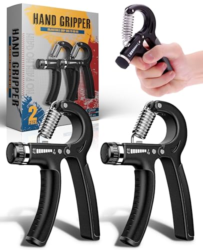 Adjustable Hand Grip Strengthener for Athletes - 2 Pack