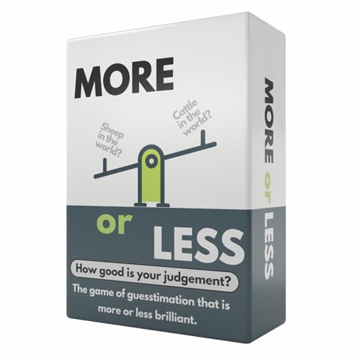 Ultimate Judgment Test: More or Less Card Game