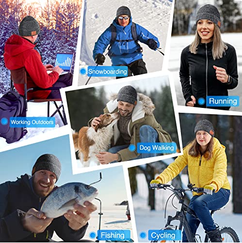Bluetooth Beanie Hat for Men and Women