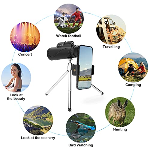 Hopeful Stars Monocular Cope Telescope: 40×60 Waterproof & Anti-fog