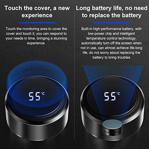 Smart Touch Screen Travel Mug 500ml Stainless Steel