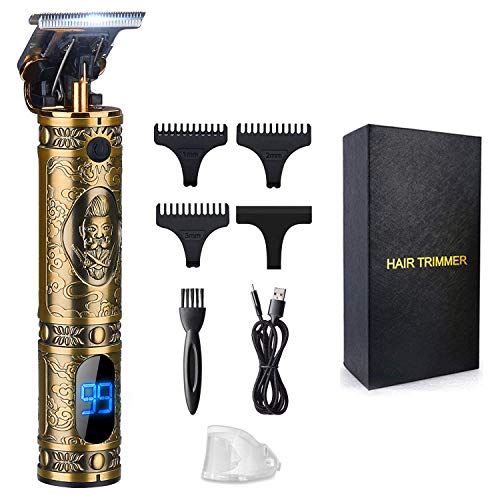 Men's Zero Gapped Hair Clippers - Professional Cordless Trimmer