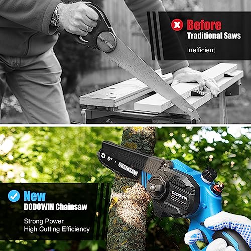 Cordless Mini Chainsaw - Powerful 6-Inch Gadget