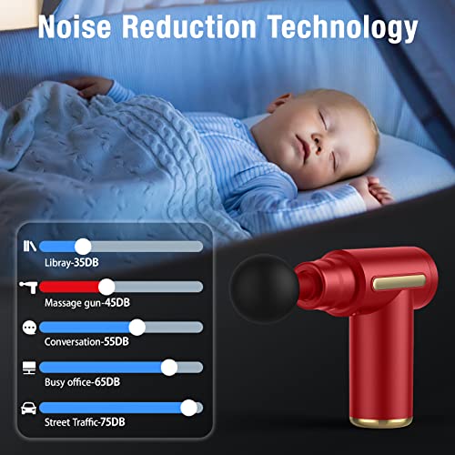 Compact Touring Massage Gun with 6 Speeds