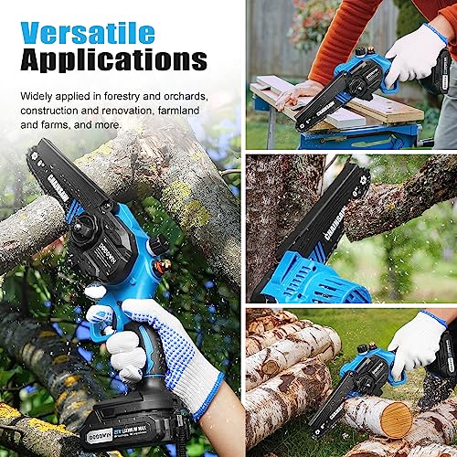 Cordless Mini Chainsaw - Powerful 6-Inch Gadget