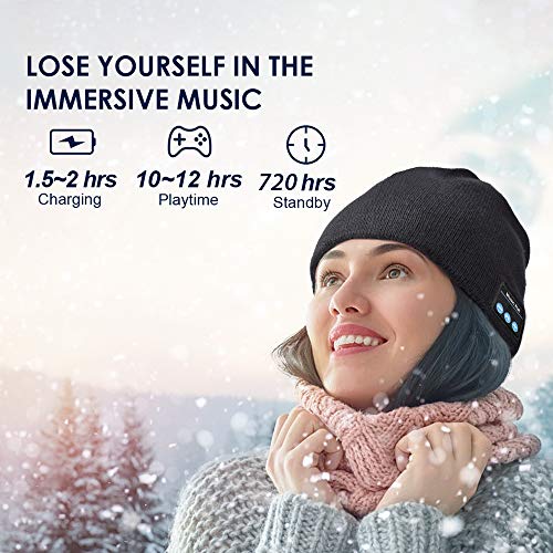 Bluetooth Beanie Hat for Men - Perfect Christmas Gift