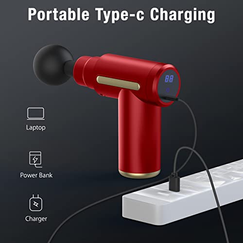 Compact Touring Massage Gun with 6 Speeds