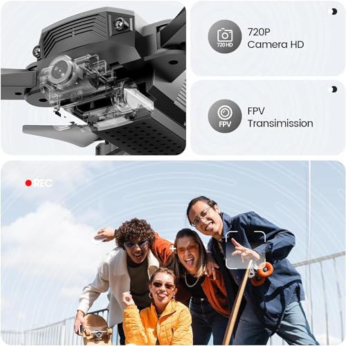 DEERC D20 Mini Drone - HD Camera, Foldable RC