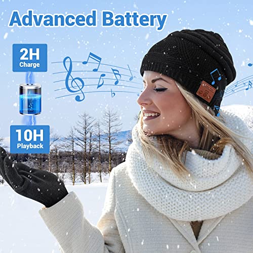 HANPURE Bluetooth Beanie Hat - Warm Music Headphones