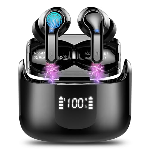 Wireless Bluetooth Earbuds, Deep Bass, IP7 Waterproof