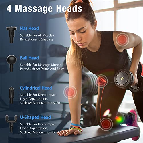 Compact Touring Massage Gun with 6 Speeds