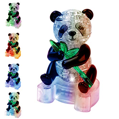Light-up Crystal Panda Puzzle - Great Gift for All