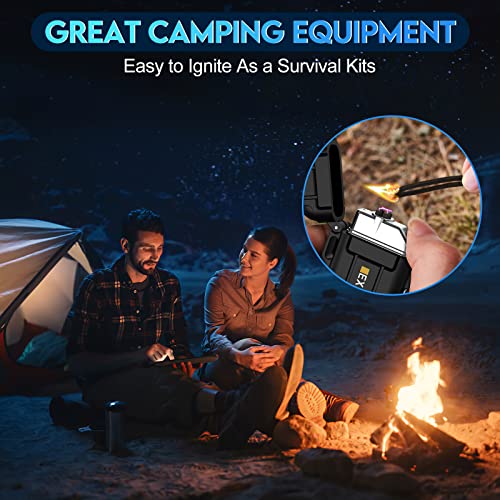 USB Rechargeable Camping Lighter, Waterproof & Windproof