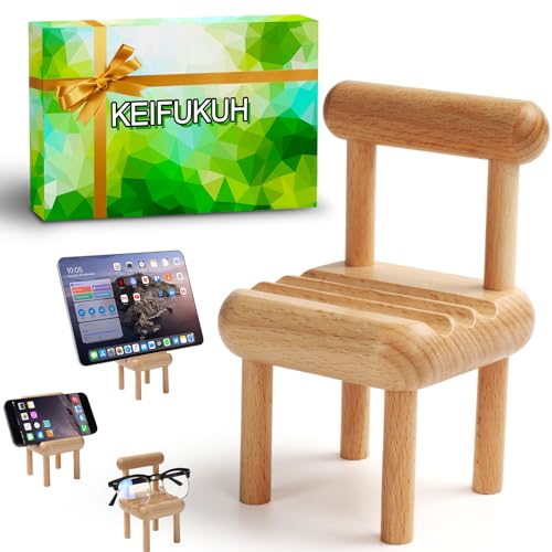 Wooden Phone Holder - Cute Valentines Gift, Novelty Anniversary