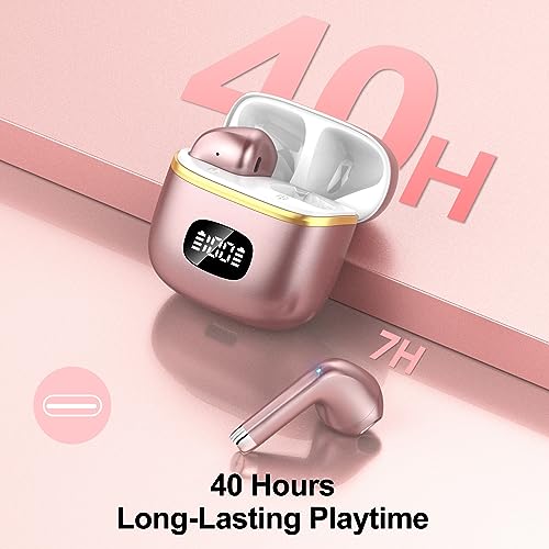 Wireless Earbuds: Bluetooth 5.3 HiFi Stereo Headphones