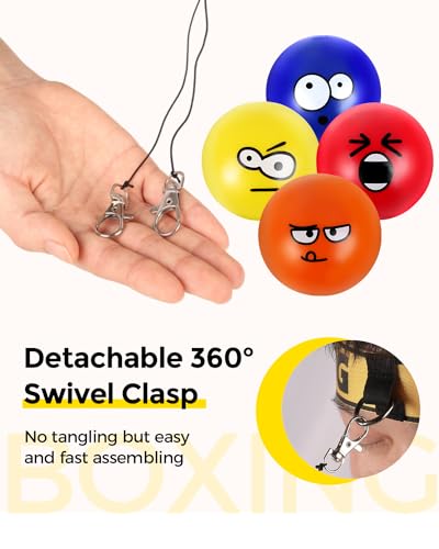 Boxing Reflex Ball Kit: Soft, Adjustable, Teenage Boys