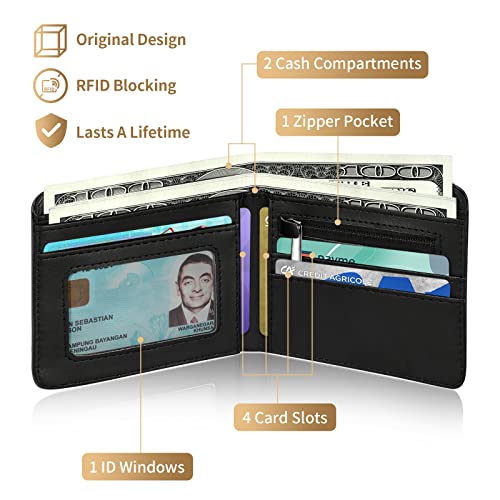 Cool Cartoon RFID Blocking Wallet for Boys and Men