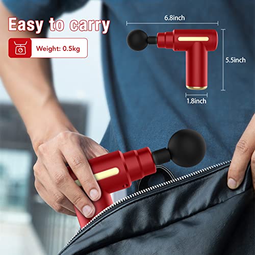 Compact Touring Massage Gun with 6 Speeds