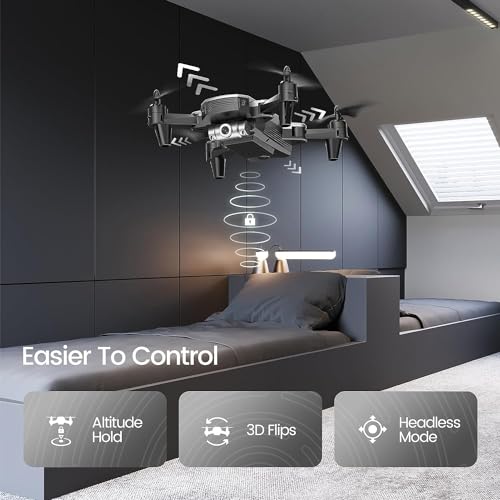 DEERC D20 Mini Drone - HD Camera, Foldable RC