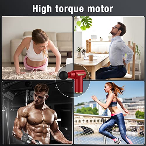Compact Touring Massage Gun with 6 Speeds