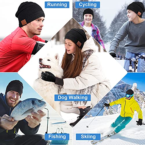 HANPURE Bluetooth Beanie Hat - Warm Music Headphones