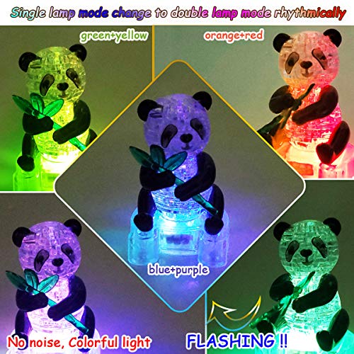 Light-up Crystal Panda Puzzle - Great Gift for All